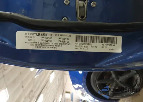 2014 Dodge Dart Gt из США, поврежденный, VIN 1C3CDFEB9ED826591